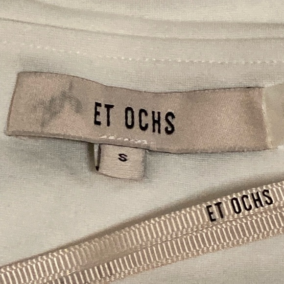 Cushnie Et Ochs Audrey Optic White Scarf Neck Ruched Crop Top - Sz S and M - Picture 6 of 9